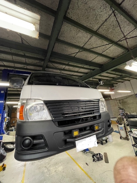 キャラバン　ブレーキパイプ　製作修理